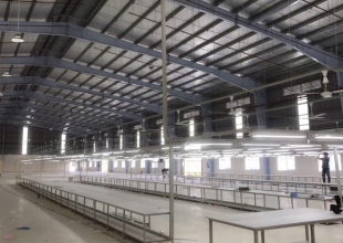 THI CÔNG ĐIỆN XƯỞNG MAY